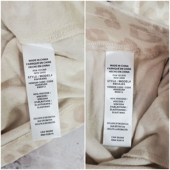 NWT SPLENDID 2 Pc Leopard Pullover & Joggers - Picture 13 of 16